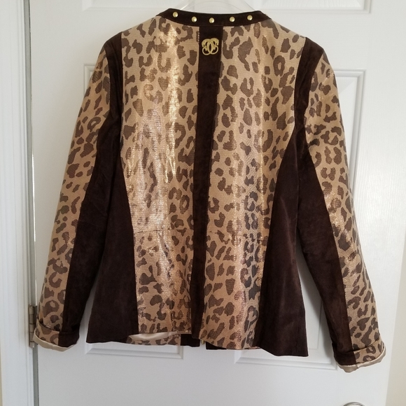 SHARIF 1827 Couture Suede  Leather Jacket - Picture 3 of 4